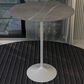 Leisuremod LeisureMod Verve Collection Modern Bar Height Table White Base with 36 Round Marble Grey Sintered Stone Top, , large