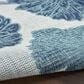 Nourison Garden Oasis Floral Blue 8" x 10" Indoor/Outdoor Area Rug, , large