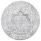 Safavieh Jasmine JSM314F 5"3" Round Grey and Blue Area Rug, , large