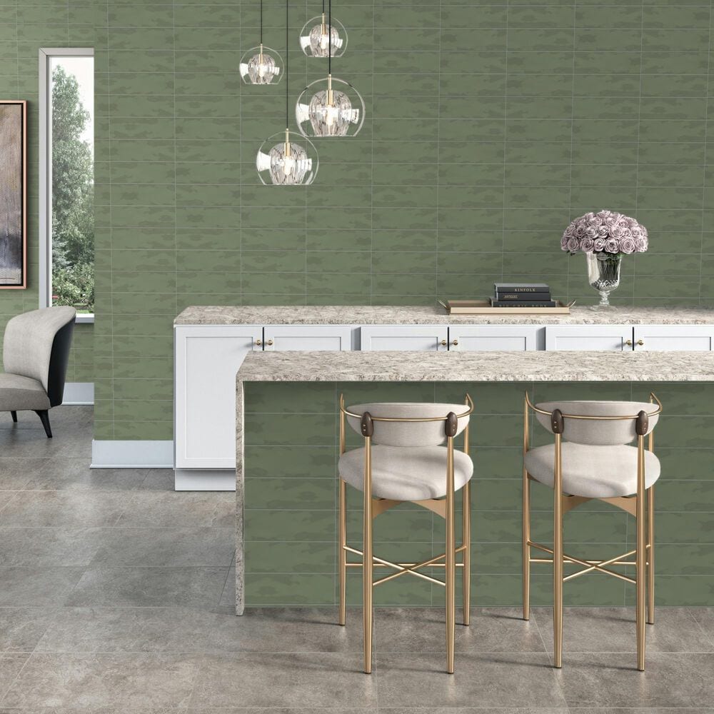 Dal-Tile Mythology Chronos Undulated 4" x 12" Ceramic Tile, , large