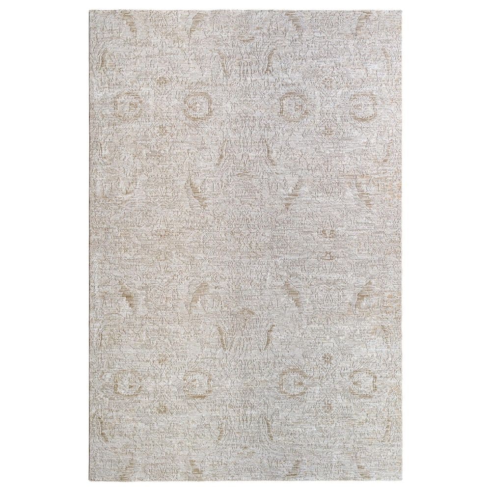 Surya Masterpiece Light Gray, Medium Gray, Cream and Tan 9" x 12"2" Area Rug, , large