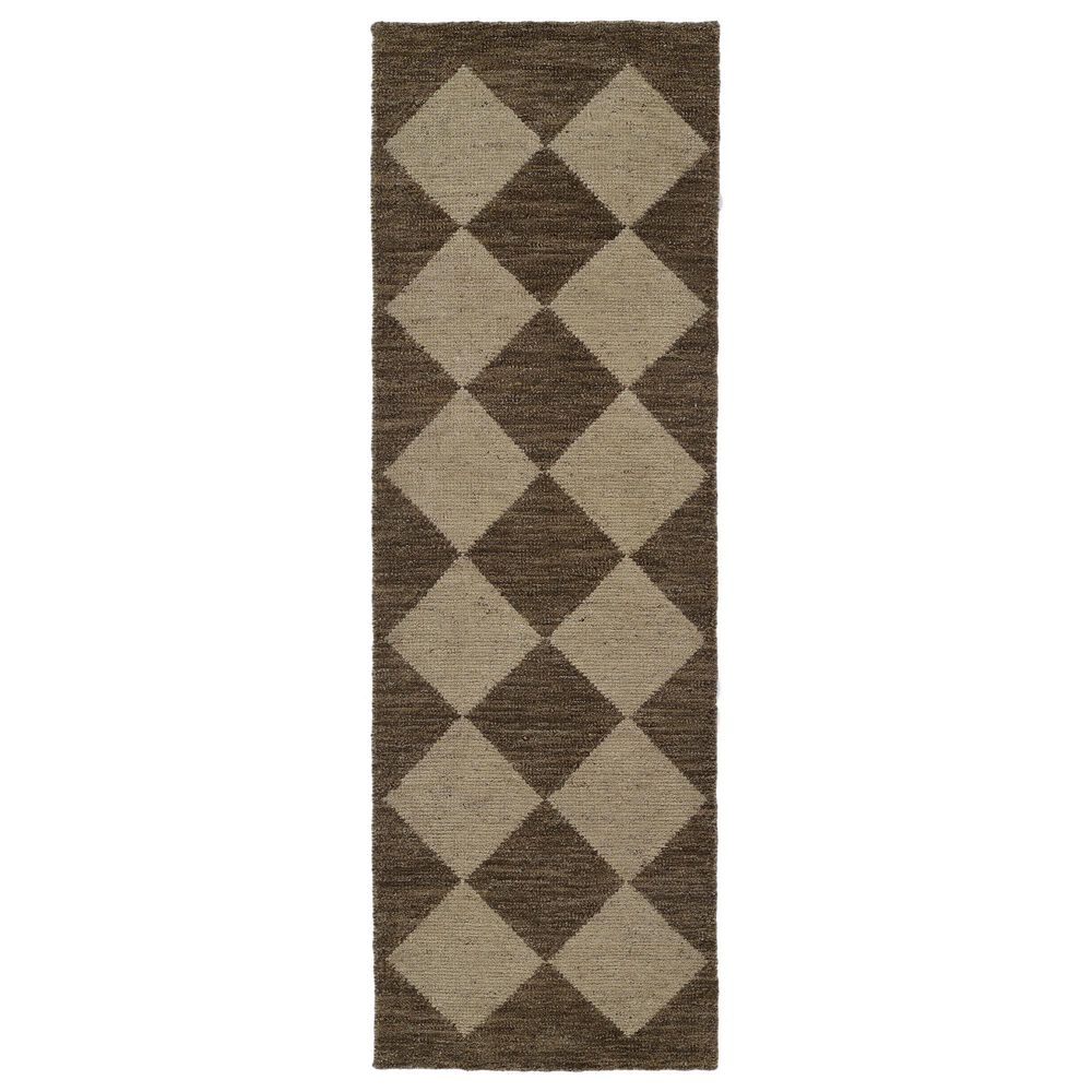 Momeni Willow WLO-4 2"6" x 8" Brown Runner, , large