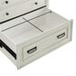 Wycliff Bay Hartford 4-Piece L-Shaped Desk with Bookcase and Lateral File Set in Antique White and Gray, , large