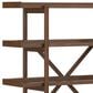 Ashley Lyncott 70" Bookcase in Brown, , large