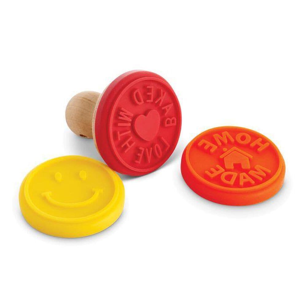 Mrs. Anderson"s Baking Cookie Stamps Trio in Red, Yellow and Orange, , large