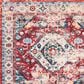 Safavieh Riviera RIV157Q 8"9" x 12" Red and Blue Area Rug, , large