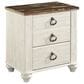 Ashley Willowton 4-Piece Full Storage Bedroom Set in Whitewash, , large