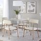 Lumisource Savannah Arm Chair with Cream Cushion in Copper and Whitewashed (Set of 2), , large
