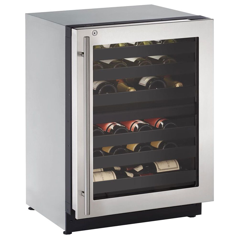 U-Line 4.7 Cu. Ft. Dual-Zone Wine Refrigerator in Stainless Steel, , large
