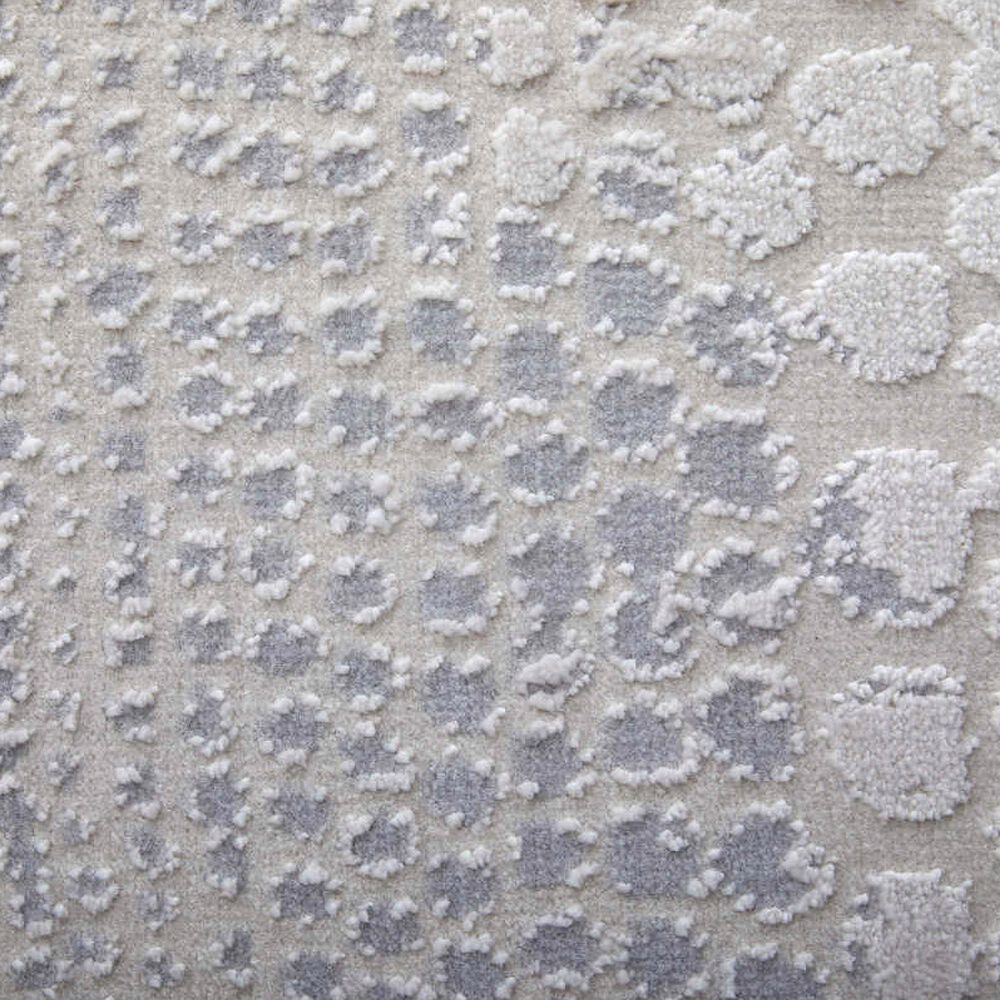 Feizy Prasad Ivory and Gray 2"10" x 7"10" Runner, , large