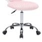 Impressions Vanity Hello Kitty Floral Heart Vanity Chair with Light Pink Cushion in Silver, , large