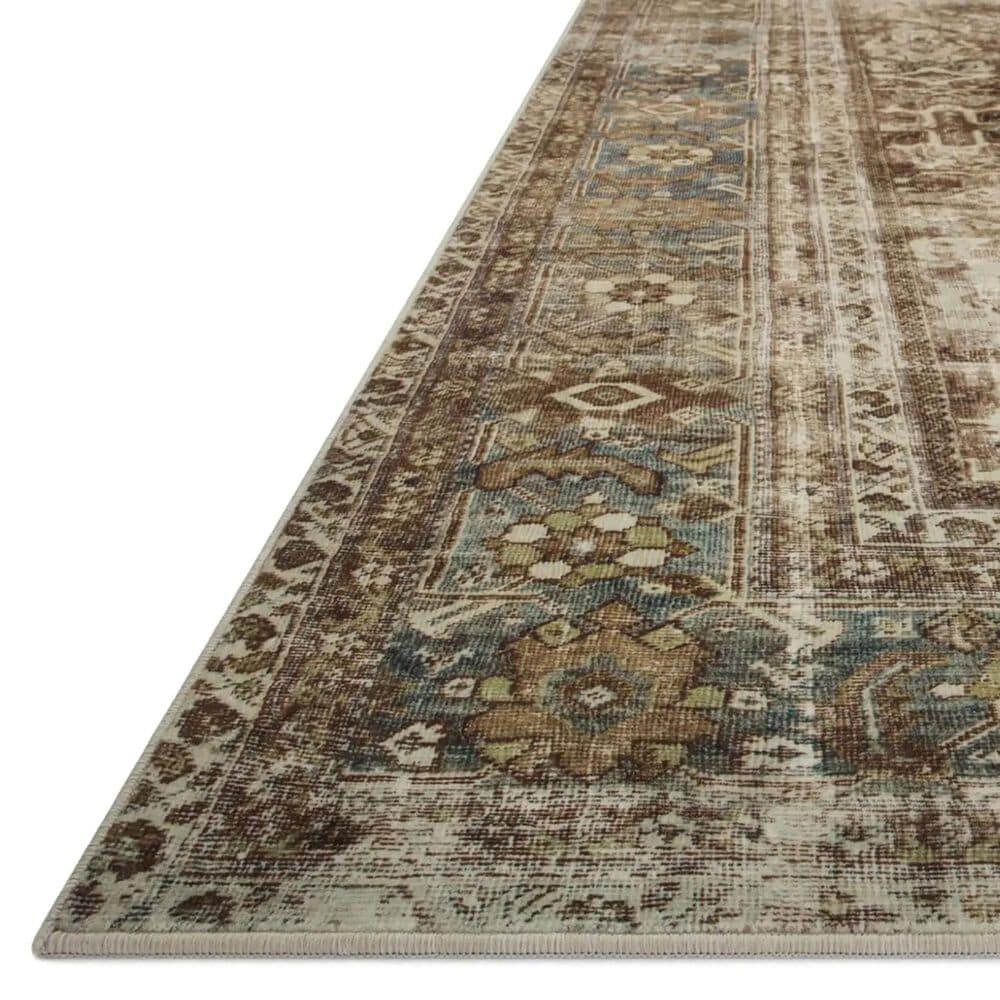 Magnolia Home Sinclair 5&#39; x 7&#39; Rust and Lagoon Area Rug, , large