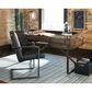 Ashley Starmore 3-Drawer Home Office Desk in Walnut and Dark Bronze, , large