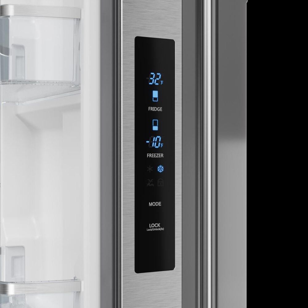Thor Kitchen Gordon Ramsay 17.5 Cu. Ft. 3-Door French Door Refrigerator in Stainless Steel, , large