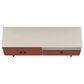 Manhattan Tribeca 53.94" TV Stand in Off White and Terra Pink, , large