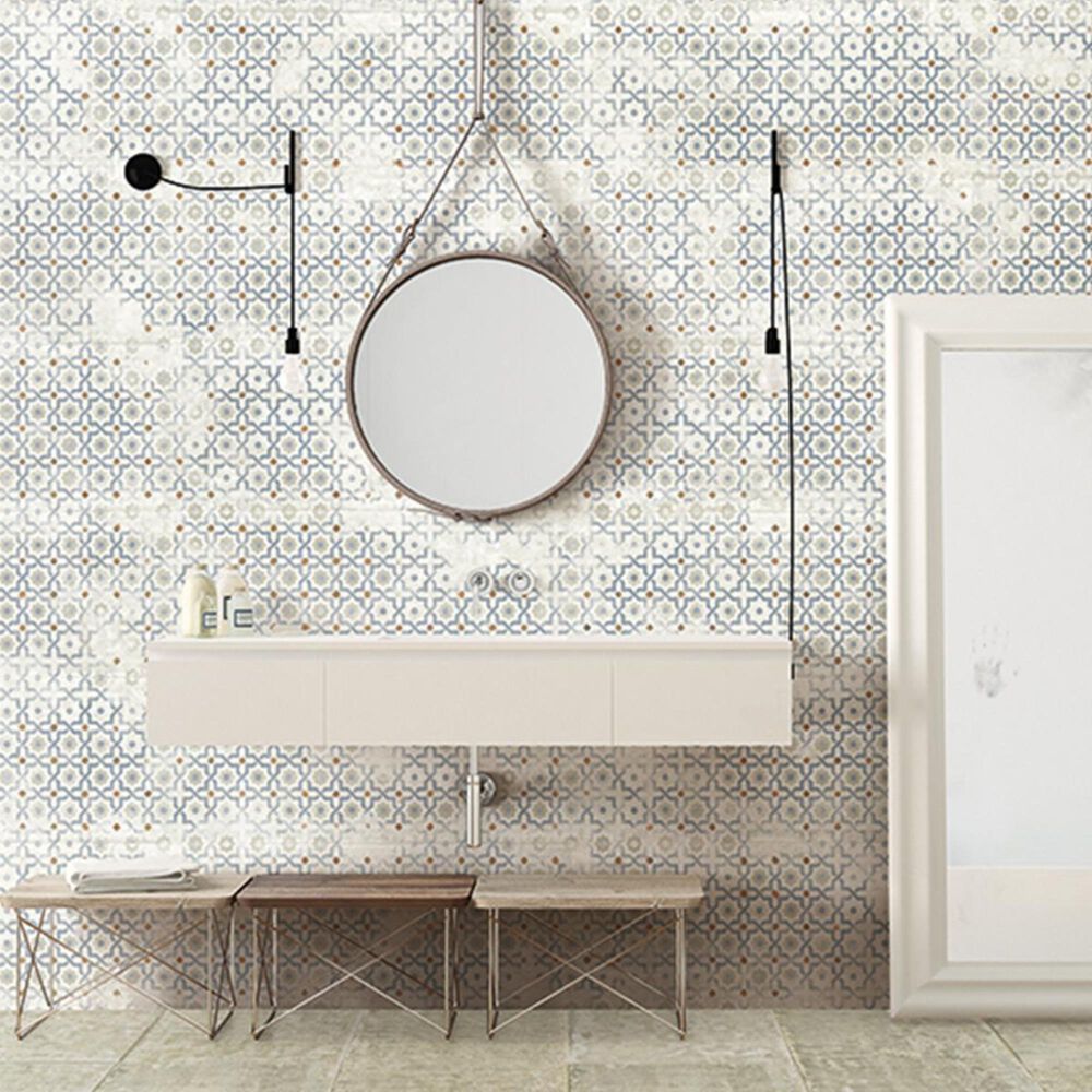 Soci Grunge Gray 18" x 36" Porcelain Tile, , large