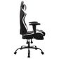 Furniture of America Felix Gaming Chair in White and Black, , large