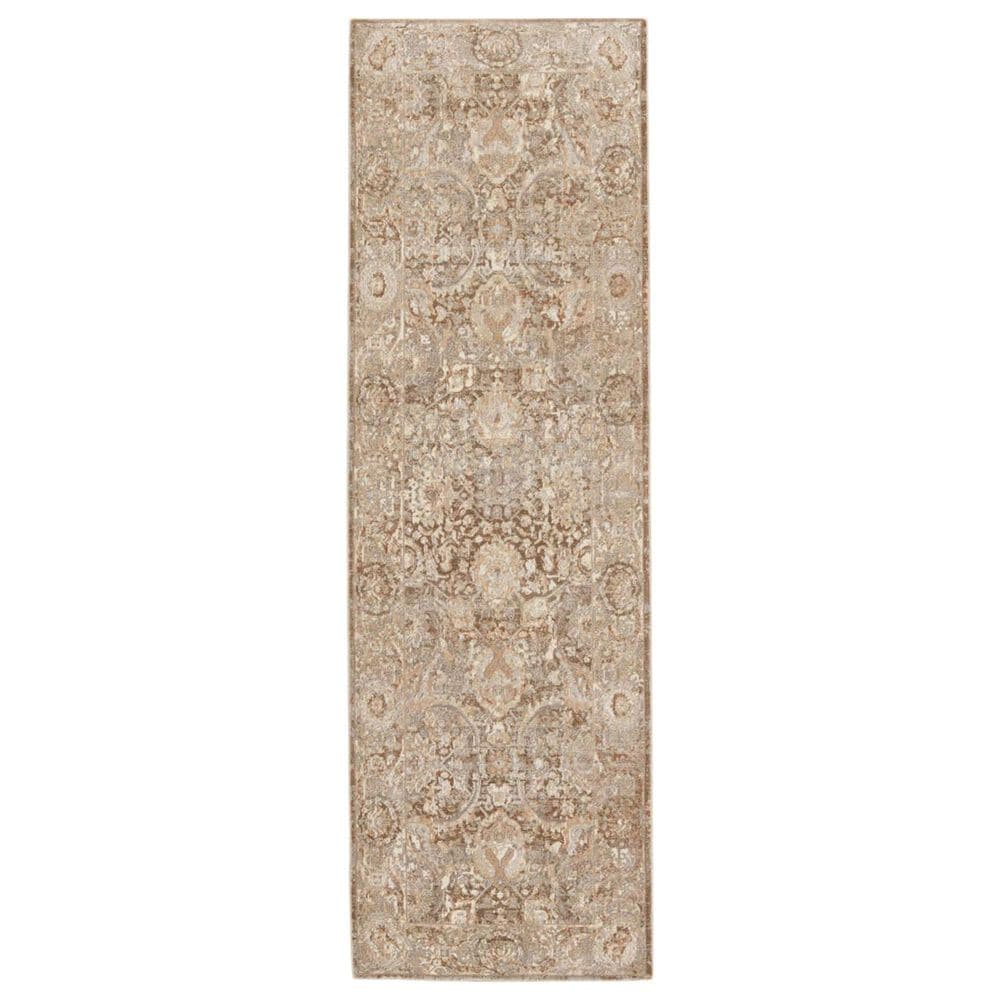 Jaipur Vienne Baptiste 2"6" x 8" Latte Runner, , large