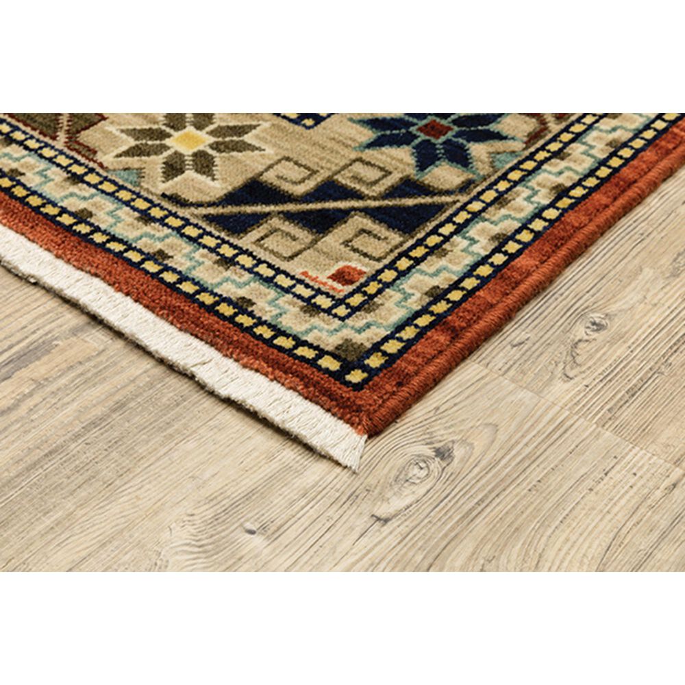 Oriental Weavers Lilihan Medallion 5504P 7&#39;10&quot; x 10&#39;10&quot; Red Area Rug, , large