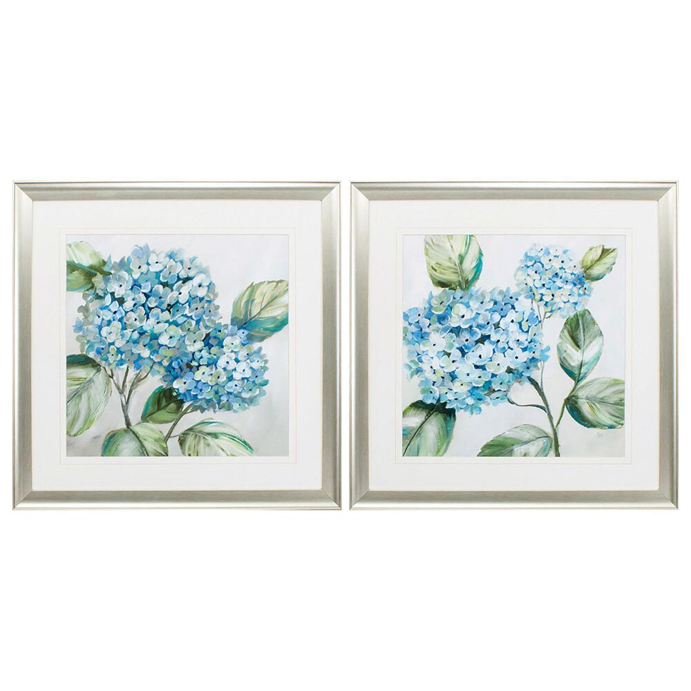 Propac Hydrangea Beauty Wall Art in Blue (Set of 2), , large