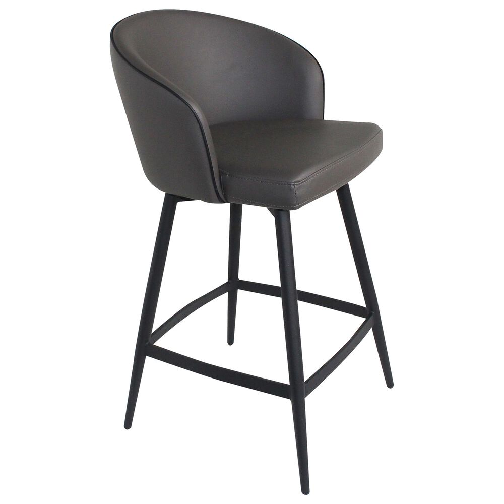 Moe's Home Collection Webber Swivel Counter Stool in Grey, , large