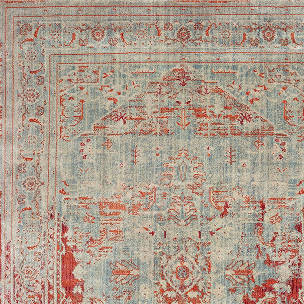 Oriental Weavers Pandora 1501U 9&#39;10&quot; x 12&#39;10&quot; Grey and Orange Area Rug, , large