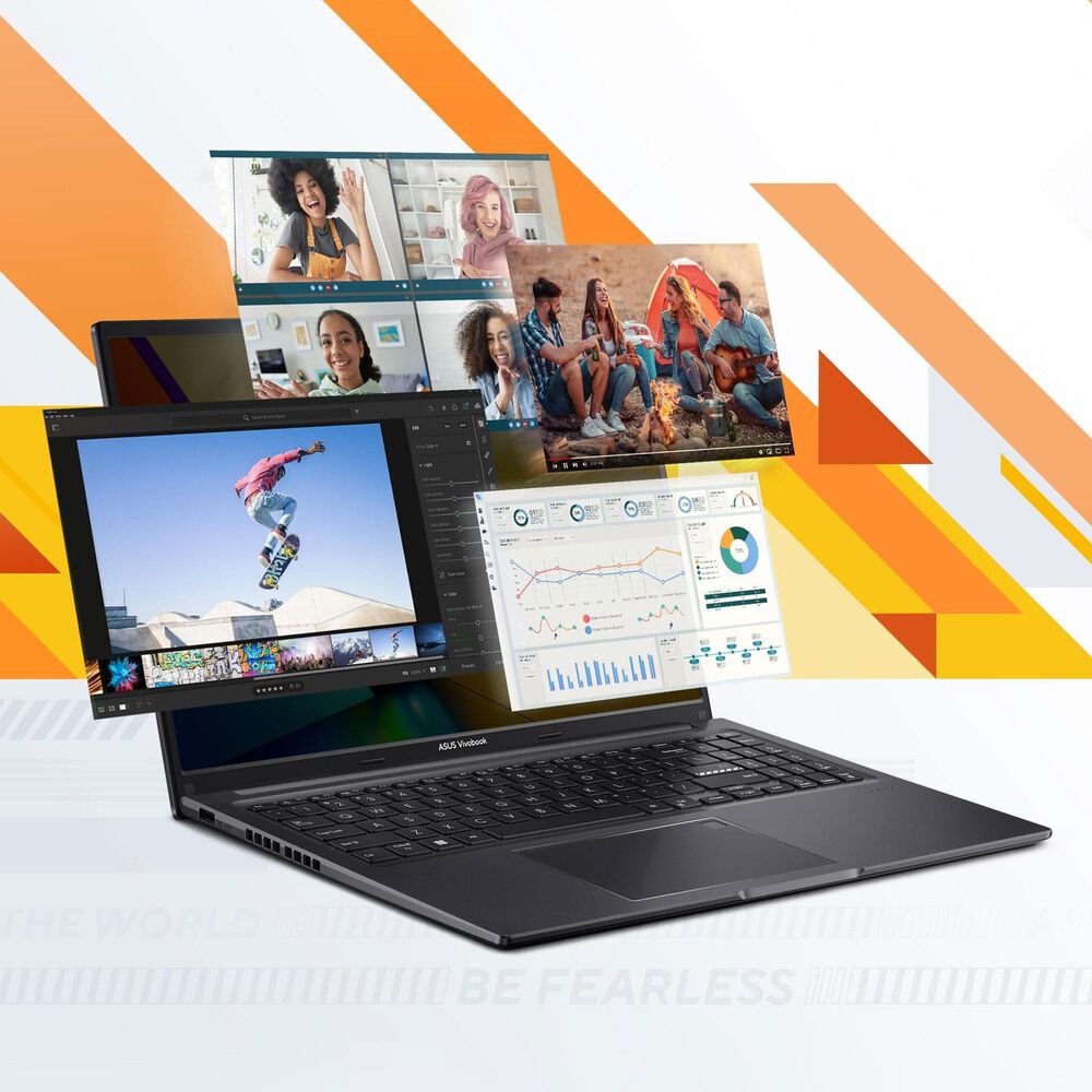 ASUS Vivobook 16 16&quot; Laptop | AMD Ryzen 7 7730U - 16 GB RAM - AMD Radeon Graphics - 512GB SSD in Indie Black, , large