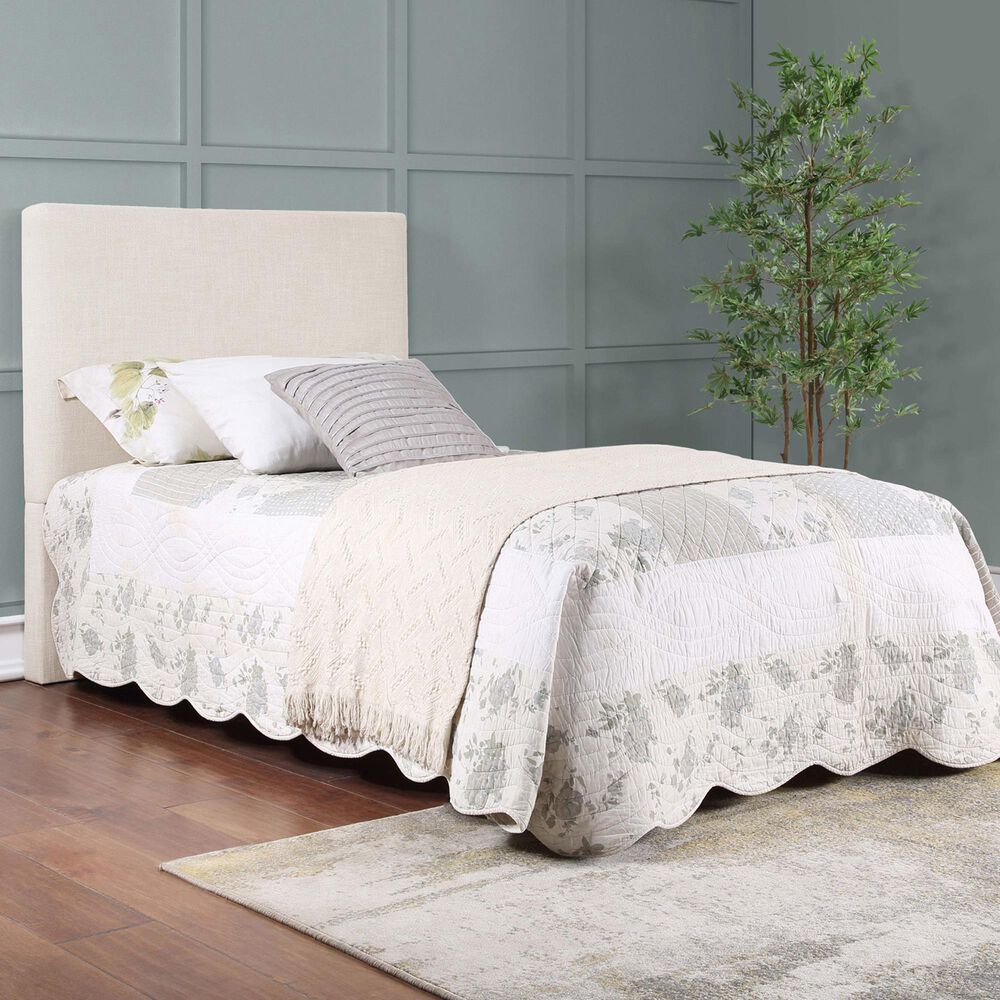 Pacific Landing Pirro Twin Upholstered Headboard in Sand, , large