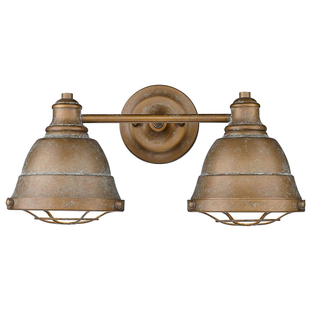 Golden Lighting Bartlett 2-Light Bath Vanity in Copper Patina, , large