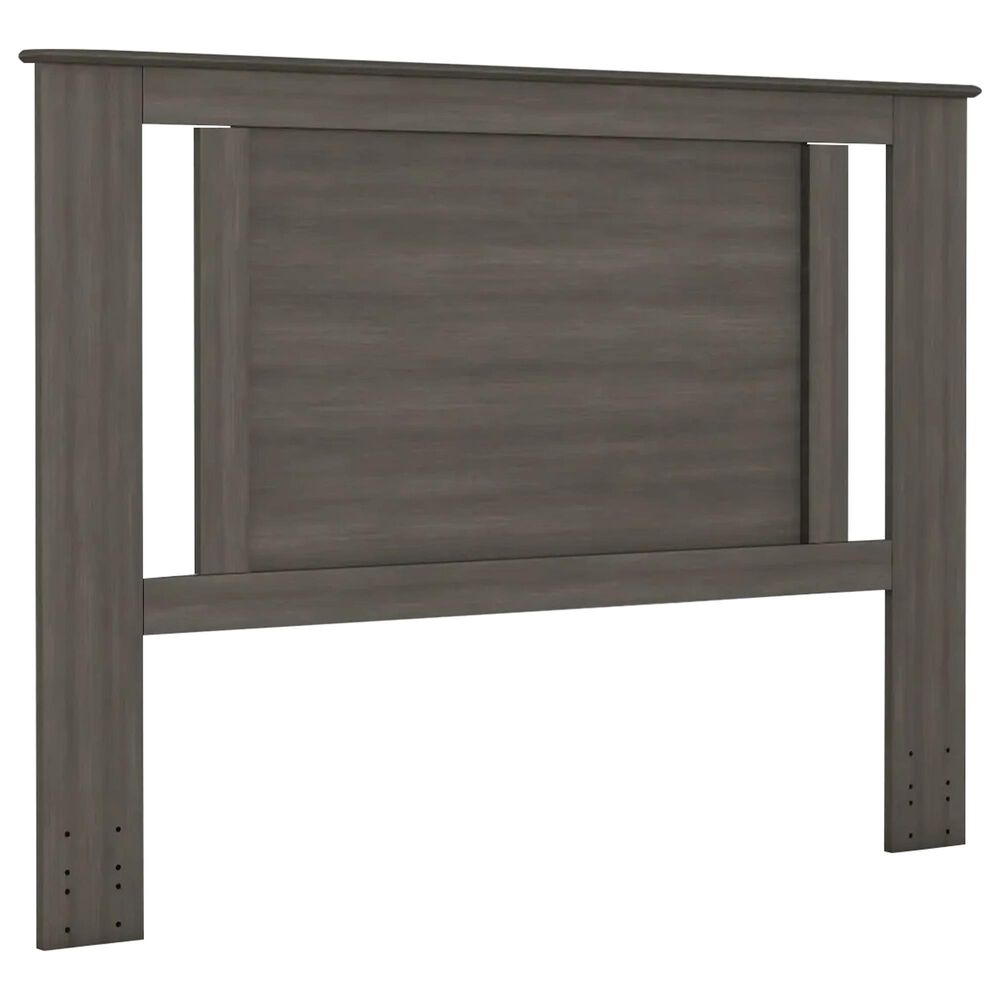 Lemoore Essential Full/Queen Panel Headoard with Side Style in Storm Grey, , large