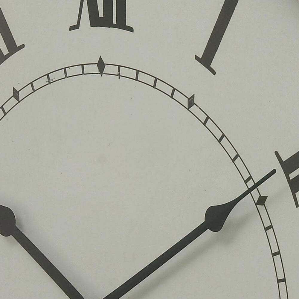 Maple and Jade 20&quot; Decorative Wall Clock in Matte Black and White, , large