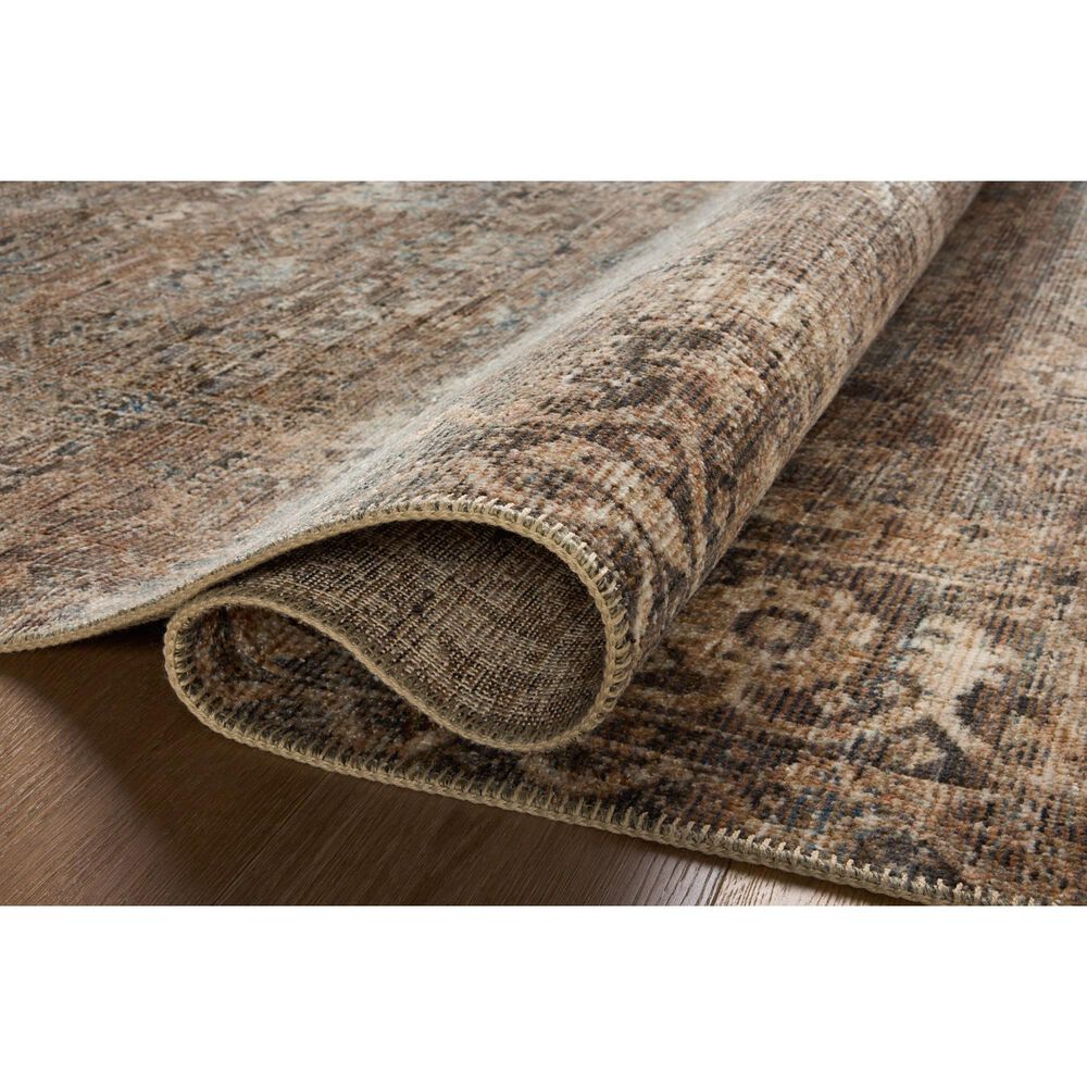 Loloi Heritage 8&#39; x 10&#39; Mocha and Denim Area Rug, , large