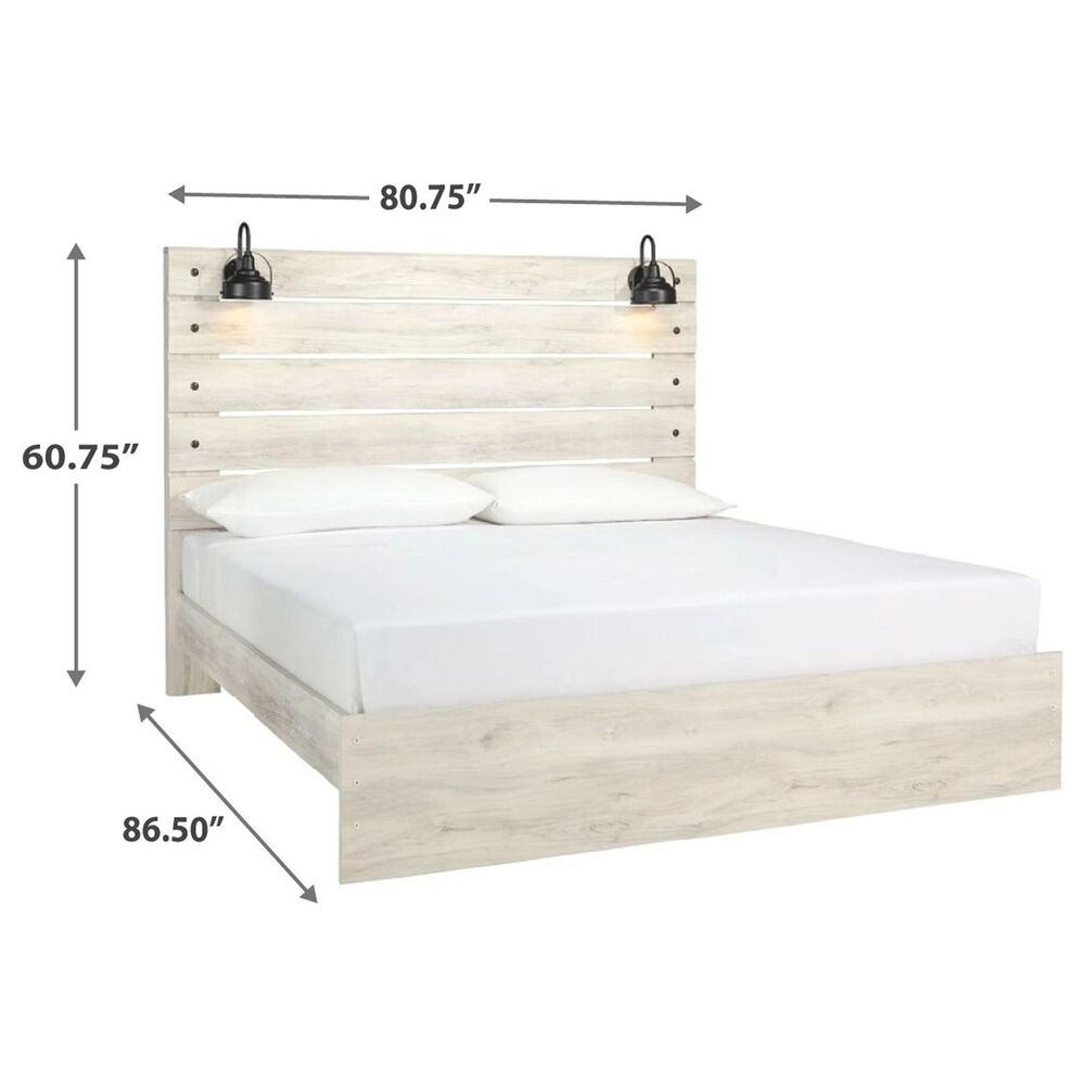 Ashley Cambeck 5-Piece King Bedroom Set in Whitewash, , large