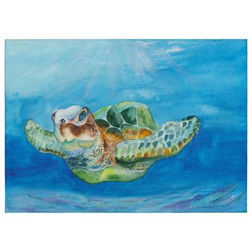 Dalyn Rug Company Harbor Animal Print 10" x 14" Ocean Indoor/Outdoor Area Rug, , large