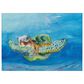Dalyn Rug Company Harbor Animal Print 10" x 14" Ocean Indoor/Outdoor Area Rug, , large