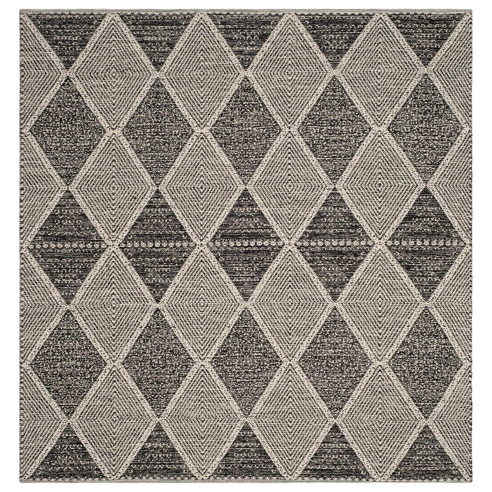 Safavieh Montauk 6' Square Black Area Rug, , large