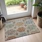 Dalyn Rug Company Silk Road Linen, Mocha, Copper, Gold and Sky 1"8" x 2"6" Area Rug, , large