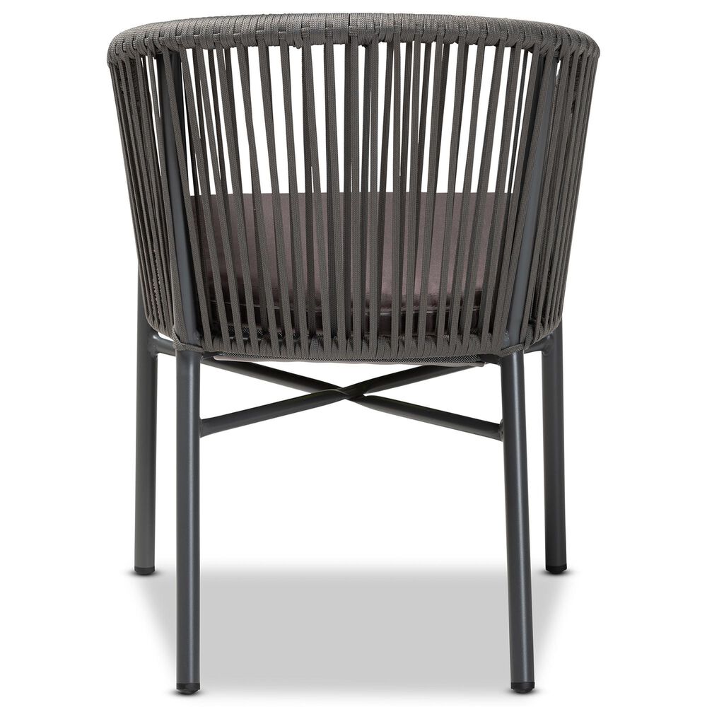 Baxton Studio Marcus Arm Chair in Grey, , large