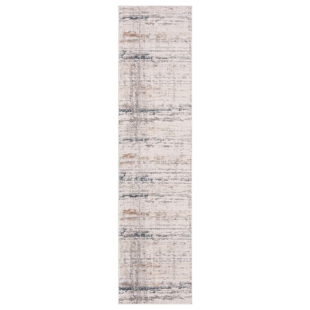 Safavieh Invista INV430 2" x 8" Cream and Grey Runner, , large