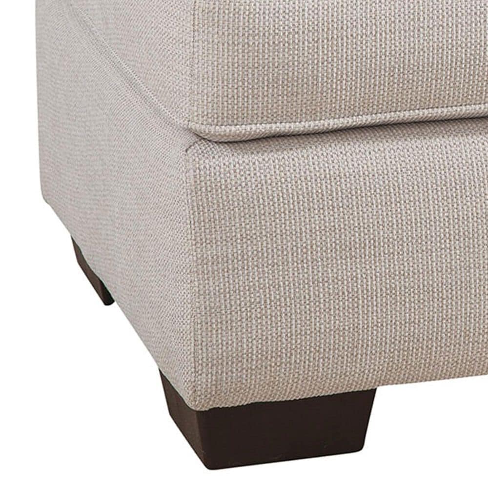 Northwestern Carmine Ottoman in Pebble, , large