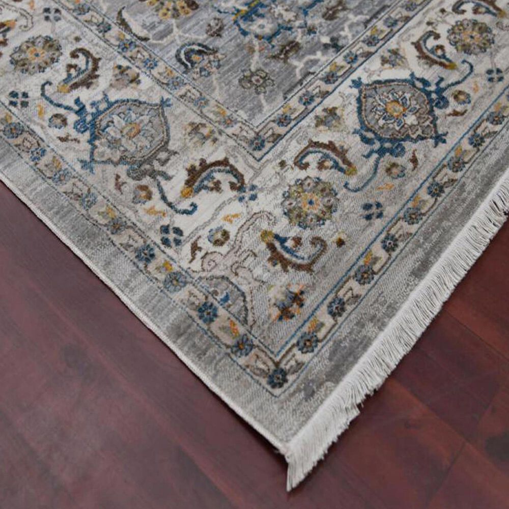 Amer Rugs Arcadia 2&#39; x 3&#39; Gray Ivory Area Rug, , large