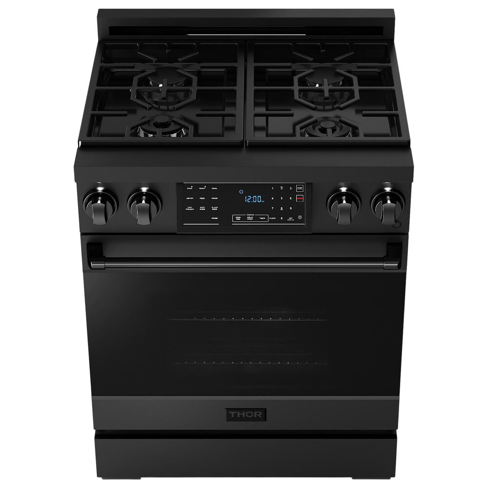 Thor Kitchen Gordon Ramsay 4.55 Cu. Ft. Professional Liquid Propane Range in Black, , large