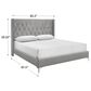 New Heritage Huxley King Upholstered Bed in Gray, , large