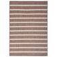 Nourison Positano POS03 Natural and Ivory 6" x 9" Indoor/Outdoor Area Rug, , large