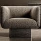 Bernhardt Marni Swivel Chair in Charcoal, , large