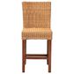 Baxton Studio Racquel Counter Stool in Natural and Walnut Brown, , large