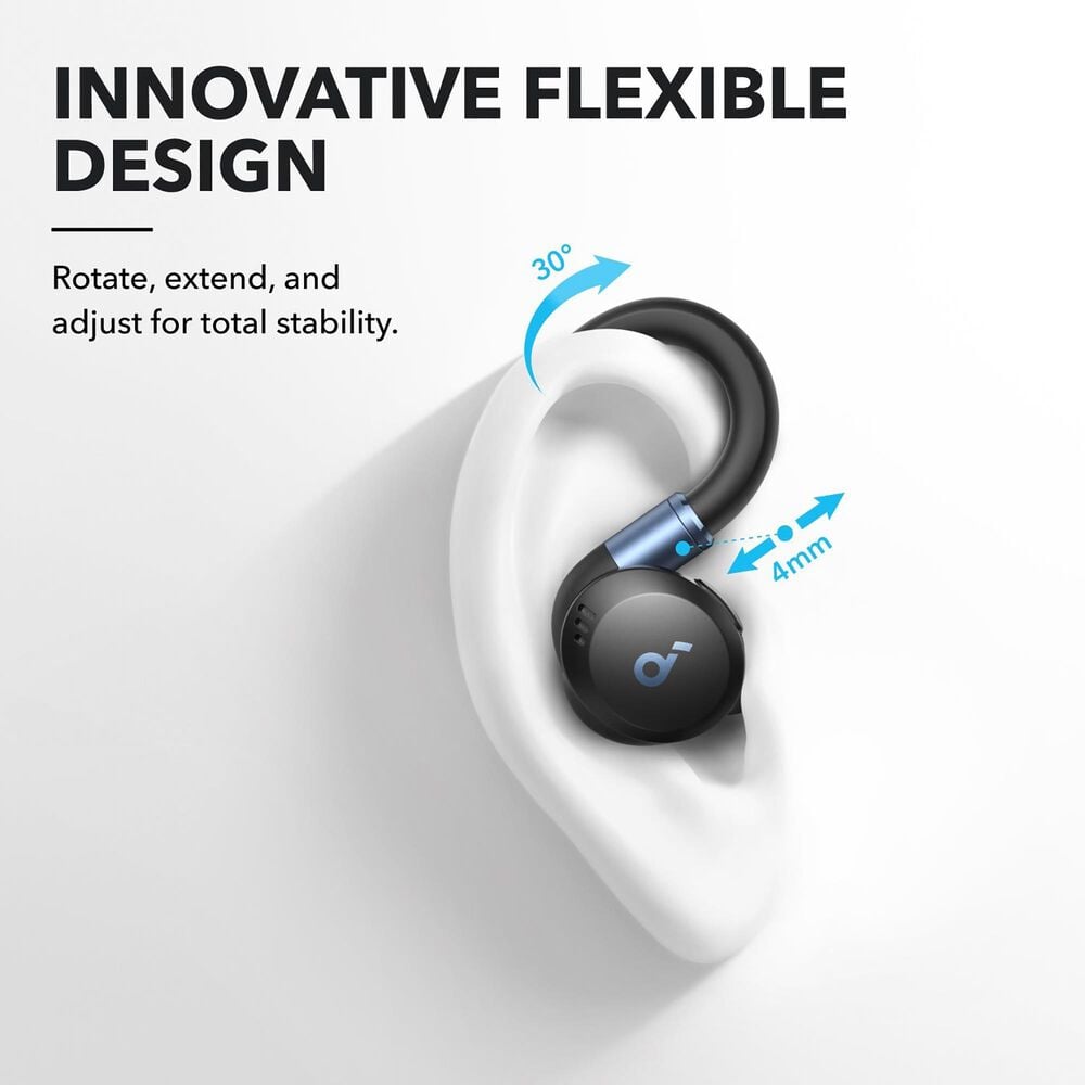 Anker Soundcore Sport X20 | Comfortable In-Ear Sport Earbuds with Hook - Black, , large