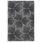 Safavieh Micro-Loop MLP174H 3" x 5" Charcoal and Ivory Area Rug, , large