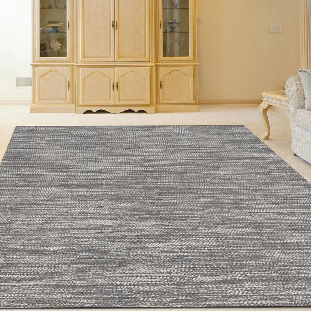 Radici USA Naturale 023 10&#39; x 14&#39; Grey Area Rug, , large