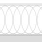 Richlands Furniture Naomi Full Platform Bed in White, , large